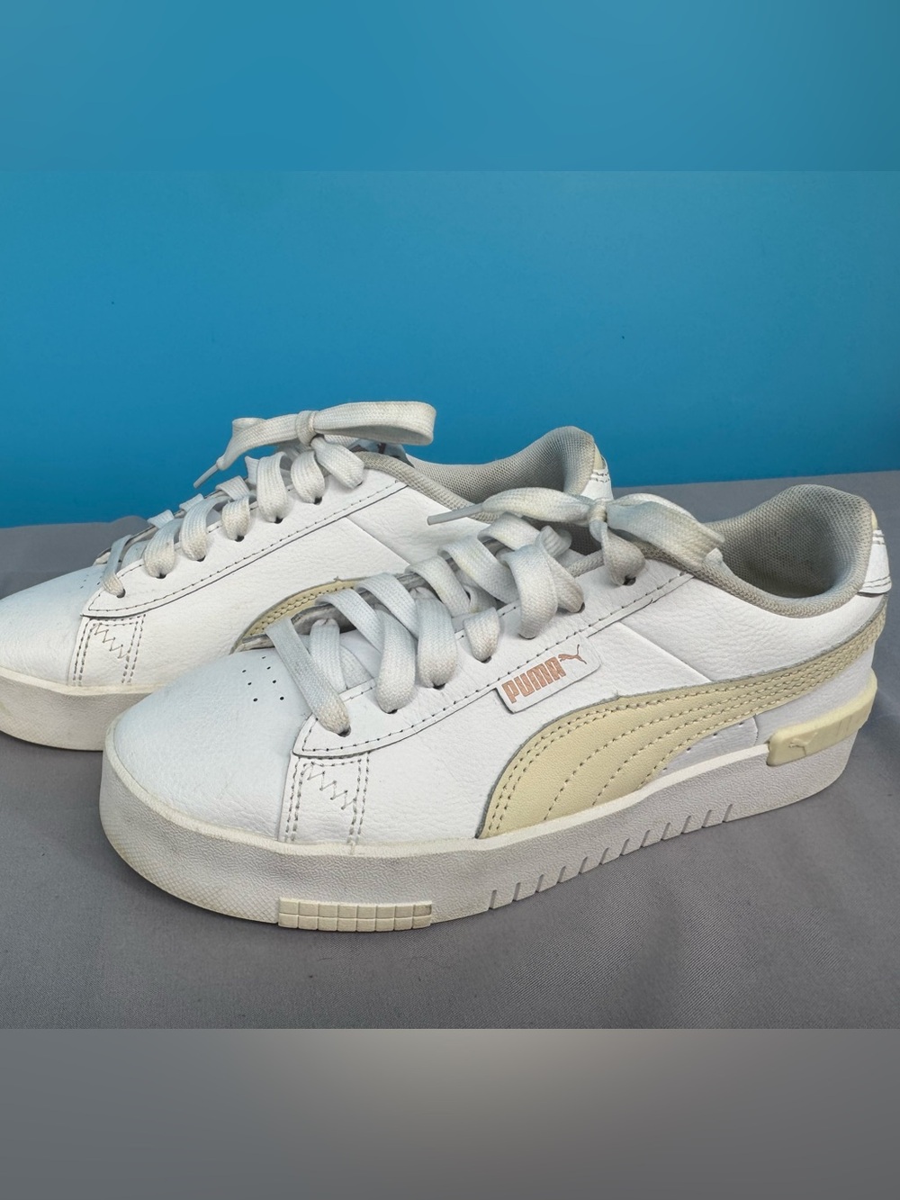 Puma Jada Better Women’s White Platform Sneakers Size 6 Casual Shoes 386401-15
